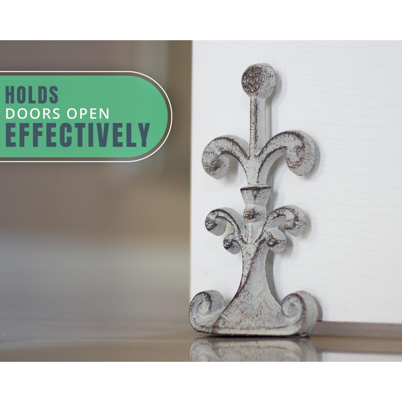 Comfify Fleur De Lis Cast Iron Door Stop – One