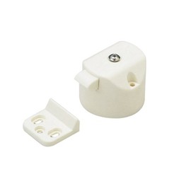 sugatune工業 Lamp Stamp Push Latch pkl05 Latch Body by Ventura pklw White