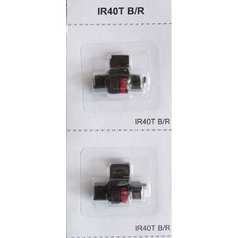 5 X Royal IR40T Ink Pack for Royal TC-100 Time Clock + Many Calculator Models (2 Pack, Black/Red ink) Size: 5 - Pack Style: Black/Red ink, Model: , Office/School Supply Store