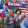 Mocsicka Independence Day Background July 4th Patriotic Photography Backdrop 4th