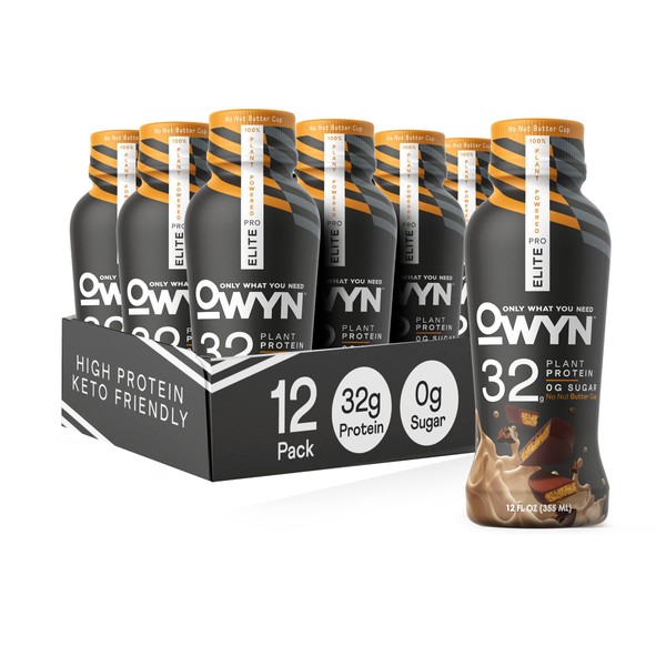 Pro Elite Vegan Plant-Based High Protein Keto Shake, No Nut