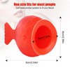 lip pump lip plumper lip enhancer，Soft Silicone Fish Shape Lips
