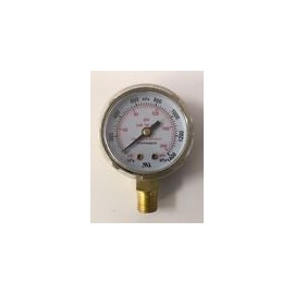 New 2" Low Pressure Gauge for Oxygen Regulator 0-200 PSI 1/4"-18NPT 2"X200 POWER Welding Garden Gas Tool