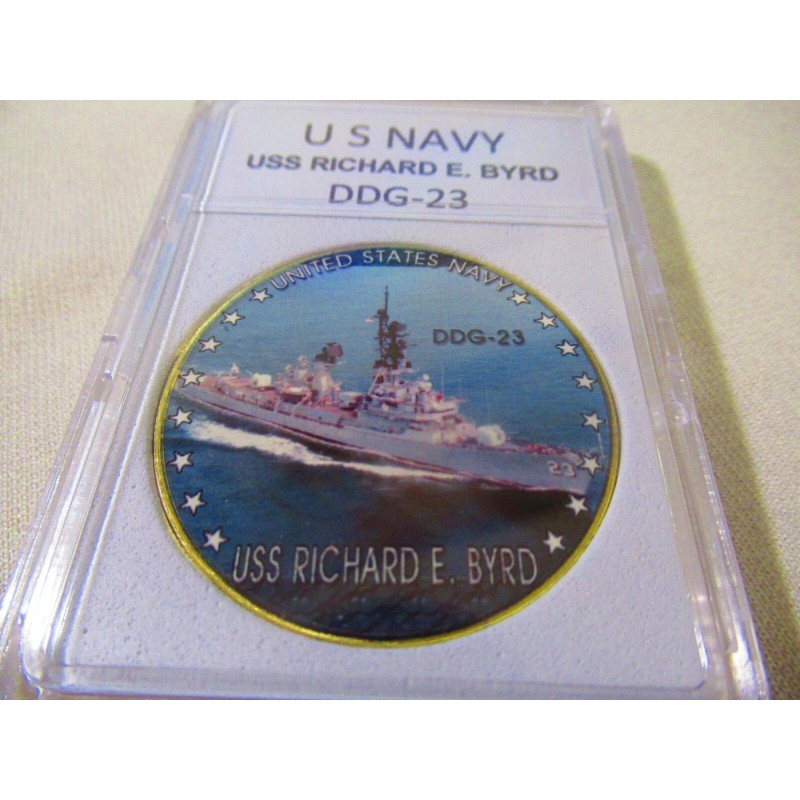 US NAVY - USS RICHARD E. BYRD (DDG-23) Challenge Coin