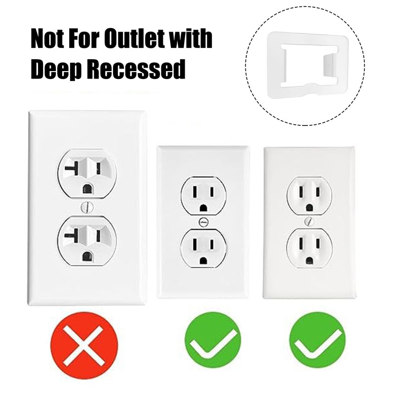 15-Pack Loose Outlet Fix Plugs - Wall Socket Fixer Jacks