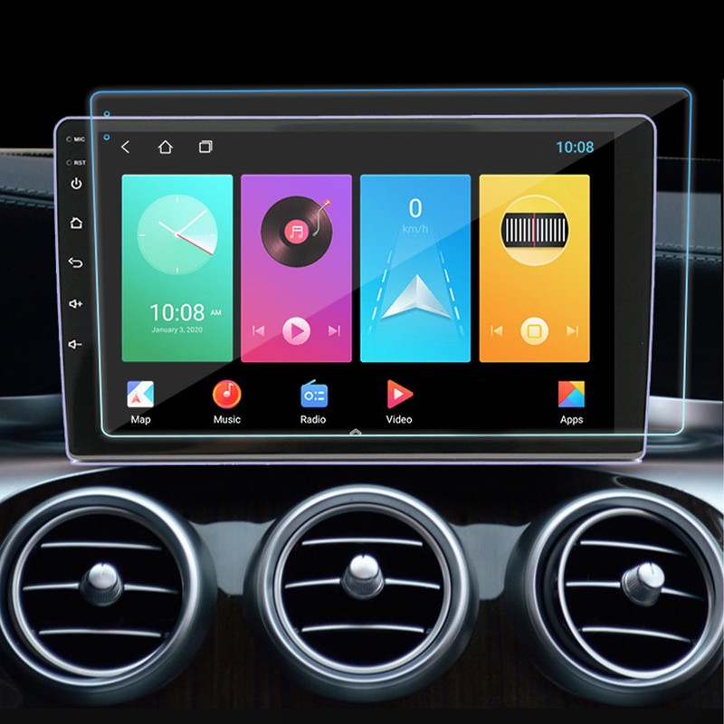 Navigation Screen Protector, Anti Glare Tempered Film with Anti Fingerprint