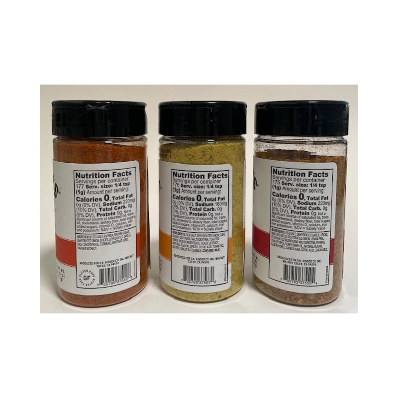 Seasoning Set, KINDERS, Pantry Assortment, The BBQ Blend, Caramelized Onion