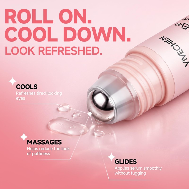 Under Eye Roller Serum for Puffiness and Dark Circles, 3