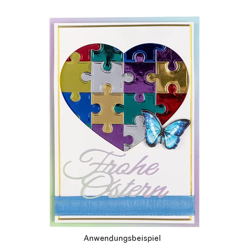 Ideen mit Herz Heart & Puzzle Heart Cutting Dies Set