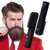 Red by Kiss Beard Hair Straightener Heated Comb Brush for