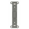 Leviton 80700-GY Toggle Plastic adapter plate, Blank Toggle No Hole, Gray