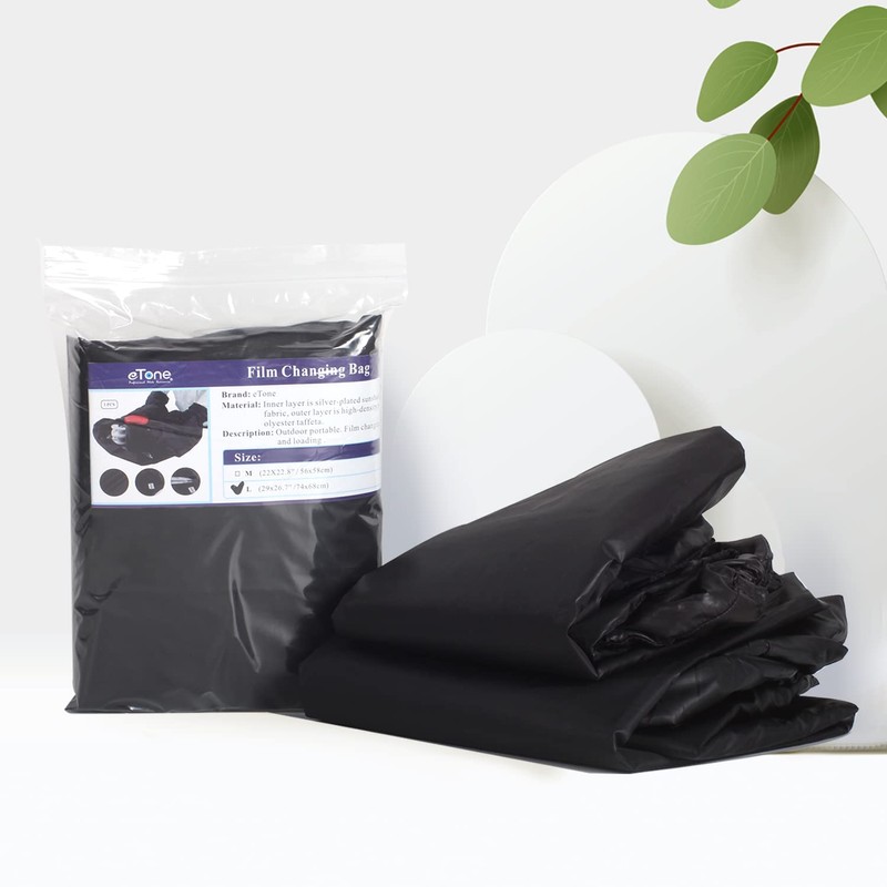 eTone Camera Dedicated Film Changing Film Developing Darkroom Zipper Bag