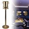 GMSLuu Ice Bucket with Stand Stainless Steel Standing,Golden Ice Bucket