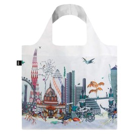 LOQI Artist Kristjana S Williams Interiors Reusable Shopping Bag, O/S, London