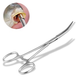 1 x fishing hook release pliers, fishing pliers, fishing pliers, fishing pliers, artery clamp, piercing pliers, hook remover pliers, artery clamp fishing, tweezers made of stainless steel for perch,