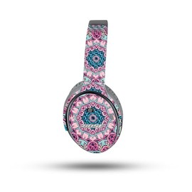 MightySkins Carbon Fiber Skin Compatible with Bose QuietComfort 35 II Headphones - Tribal Mandala | Protective, Durable Textured Carbon Fiber Finish | Easy to Apply