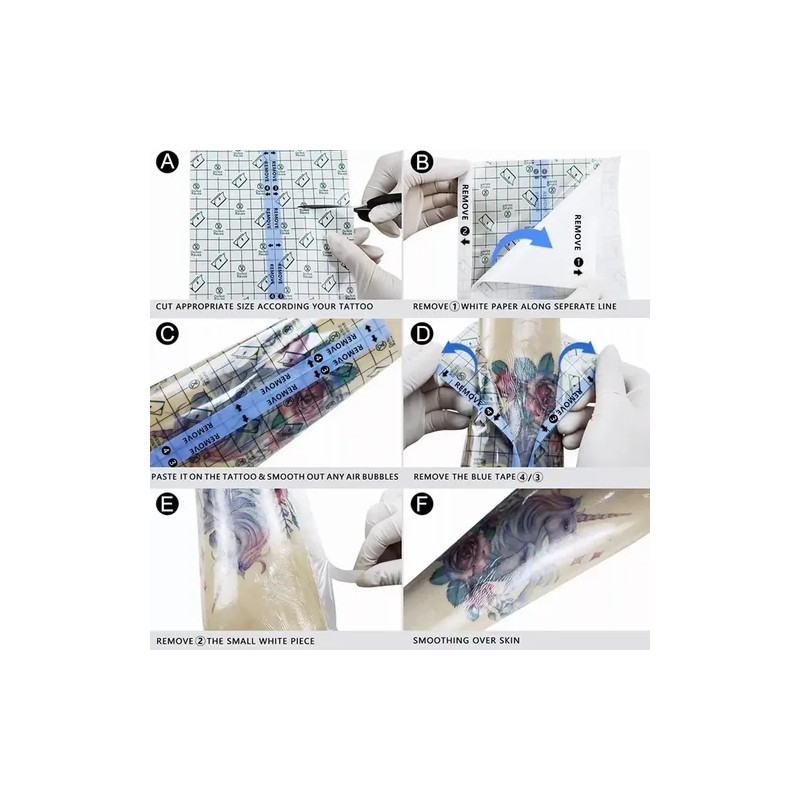 15cm*10m Parche Tatuajes Tattoo Película Protectora Rollo
