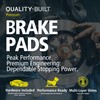 QUALITY-BUILT Premium Ceramic Front Brake Pads (1001-1728C) Compatible with Mazda