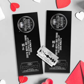 SHAVING REVOLUTION 100 Count Double Edge Razor Blades - Men's Safety Razor Blades for Shaving - Platinum Japanese Stainless Steel Double Razor Shaving Blades for Men for a Smooth, Precise and Clean Shave
