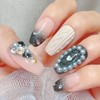 Black Chic Chris Handmade Nail Tips - Points / 블랙시크크리스