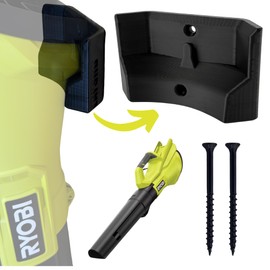Wall Mount for Ryobi Leaf Blower | Compatible with Model RY40LB01K (550 CFM) | Wall Mounted Holder Storage Hook Bracket with Included Hardware