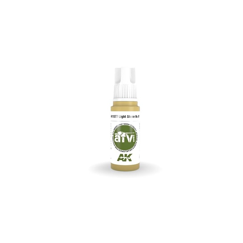 AK Acrylics 3Gen AFV AK11377 Light Stone No.61 (17ml)