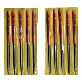 Tsubosan SA01003 File Set of 10, Triangle, Fine