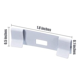Wmzjnljy 12pcs Vertical Blind Repair Vane Savers Window Blind Replacement Slat Fixers Vertical Blind Repair Tabs for Fixing Broken Vertical Blind Vanes(M39-12)