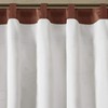 Madison Park Serene Embroidered Light Filtering Treatment Curtain Rod Pocket/Back