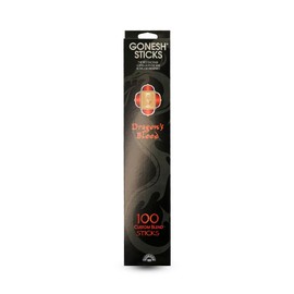 Gonesh - Custom Blend Incense Sticks - Non-Toxic 10” Slow Burn Aromatic Sticks - Dragon’s Blood - 100 Sticks