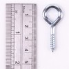 Pack of 100 Metal 40mm Screw Eyes - Heavy Duty