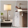 ExcellaElite 2 Pcs Bathroom Light Pull Cord Light Pull Cord
