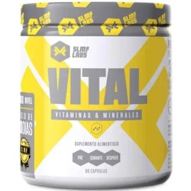Slmf Vitaminas Y Minerales Vital 90 Capsulas 30 Servicios Sabor Sin Sabor