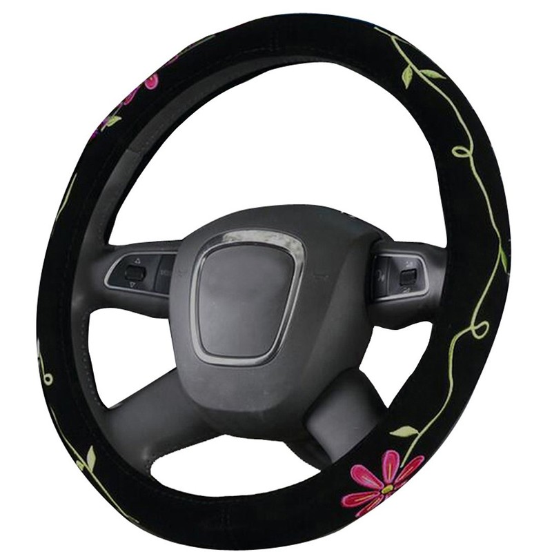 Mayco Bell 2016 Car Steering Wheel Covers Embroidered Cute for