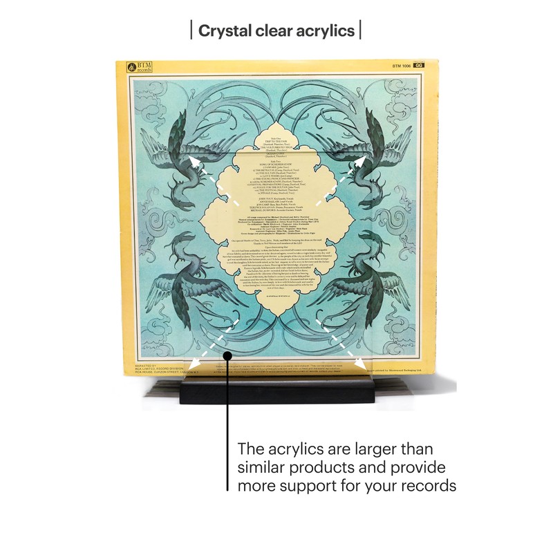 MÖNKE Premium Vinyl Record Holder - a Mid-Century Style Record