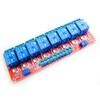 Hailege 5V 8-channel relay module with OPTO isolated support for