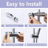 Adjustable Shower Head Holder Replacement for 18-25MM Slide Bar, Universal