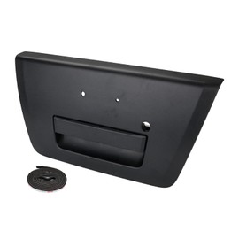 JDMON Black Tailgate Door Handle Bezel w/Keyhole Replacement for Nissan Frontier 2005-2014 Exterior Liftgate Handle Rear Lift Gate Latch Handle Replacement for 81576 90606EA810 90606-EA810 NI1915109