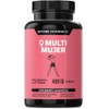 Multivitamínico Mujer Ingredientes Vitaminas Suplemento Vitamina Biotina Alimenticio Cápsulas Azúcar