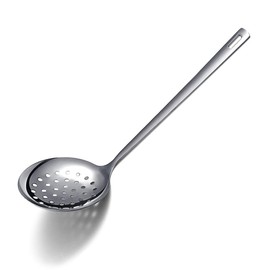 Stainless Steel Skimmer, Berglander Metal Strainer, Kitchen Cooking Skimmers for Non-Stick Cookware, Non-Stick and Heat Resistant, Dishwasher Safe, Easy to Clean