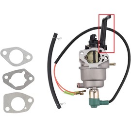 Carburetor Carb Replaces For Homelite HU50011 LR5000T UT-03829 UT9C5000D BM10500G HG5000 HG5022P HGCA5000 HU40500 5000 Watt Generator 389cc 420cc Manual Choke with Solenoid