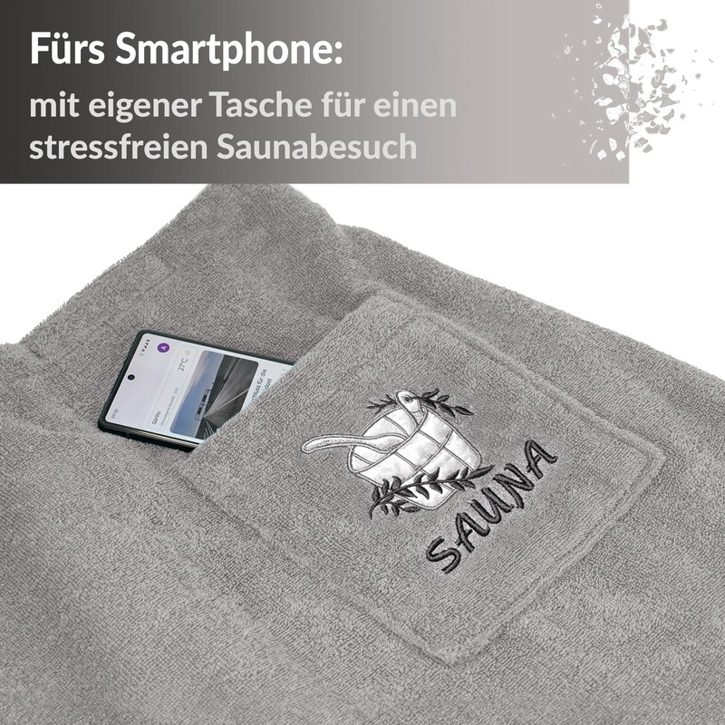Lashuma Lillby Sauna Kilt Men's Terry Cloth Sauna Towel with