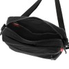 Manhattan Portage Genuine Cityhall Shoulder Bag, Nylon Tussah Quill, Black