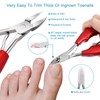 Toenail Clippers for Thick Nails, Pedicure Set Nail Clippers for