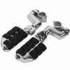 TCMT 22/25/32/35mm Chrome Highway Bar Footpegs Pegs Mount Fit For