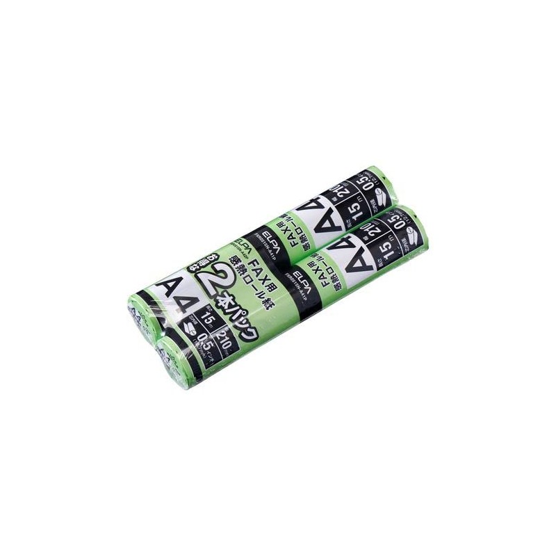 ELPA FXR0515N-A42P Fax Paper Roll, 0.5 Inches, A4, 32.8 ft