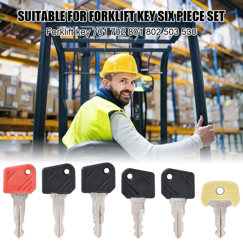 6 Piece Replacement Ignition Key Set, Motorcycle Ignition Switch Construction