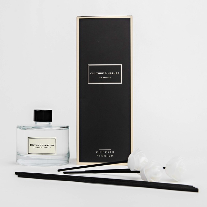 CULTURE & NATURE Reed Diffuser 6.7oz (200ml) French Lavender Scented