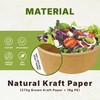 Klex 44 Oz 300 Pcs Kraft Paper Bowls, Disposable Salad