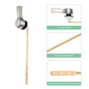Sourcing Map Toilet Handle Replacement Kit, Front/Side Mount, Brushed Nickel,